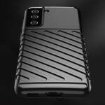 THUNDER CASE FLEXIBLE ARMORED COVER FOR SAMSUNG GALAXY S21 FE BLACK