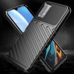 THUNDER CASE FLEXIBLE TOUGH RUGGED COVER TPU CASE FOR XIAOMI POCO M3 / XIAOMI REDMI 9T BLACK