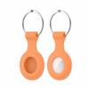 TTECH-PROTECT ICON ELASTIC CASE KEY RING PENDANT FOR APPLE AIRTAG LOCATOR ORANGE