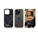 Tactical Camo Troop Cover for Apple iPhone 15 Pro Black