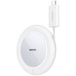 UGREEN 15W QI WIRELESS CHARGER WITH SILICONE CASE MAGSAFE COMPATIBLE WHITE (40123)