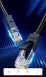 UGREEN CABLE INTERNET NETWORK CABLE ETHERNET PATCHCORD RJ45 CAT 6 UTP 1000MBPS 2M BLACK (20160)