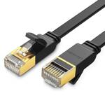 UGREEN FLAT CABLE INTERNET NETWORK CABLE ETHERNET PATCHCORD RJ45 CAT 7 STP LAN 10 GBPS 10M BLACK (NW106 11265)