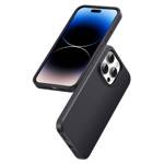 UGREEN LP627 SILKY SILICONE PROTECTIVE CASE RUBBER FLEXIBLE SILICONE PHONE CASE FOR IPHONE 14 PRO BLACK (90921)