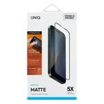 UNIQ Optix Matte iPhone 16 Pro Max 6.9" matowe szkło hartowane z aplikatorem