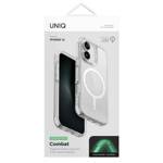 UNIQ etui Combat Luminous iPhone 16 6.1" Magclick Charging biały/lwhite