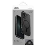 UNIQ etui Combat iPhone 16 6.1" Magclick Charging czarny/carbon black