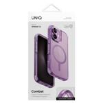 UNIQ etui Combat iPhone 16 6.1" Magclick Charging różowy/grape pink