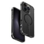 UNIQ etui Eleva with Vertica Stand iPhone 16 Pro 6.3" czarny/carbon black