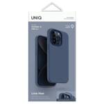 UNIQ etui Lino Hue iPhone 15 Pro 6.1" Magclick Charging granatowy/navy blue