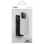 UNIQ etui Lino Hue iPhone 15 Pro Max 6.7" Magclick Charging jasnoszary/chalk grey