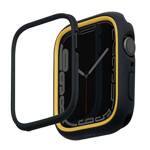 UNIQ etui Moduo Apple Watch Series  4/5/6/7/8/9/SE/SE2 44/45mm czarny-musztardowy/midnight-mustard