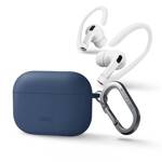 UNIQ etui Nexo AirPods Pro 2 gen + Ear Hooks Silicone (2022/2023) niebieski/caspian blue