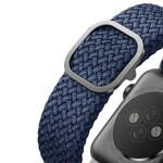 UNIQ pasek Aspen Apple Watch 44/42/45 mm Series 1/2/3/4/5/6/7/8/9/SE/SE2 Braided niebieski/oxford blue