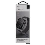 UNIQ pasek Dante Apple Watch Series 1/2/3/4/5/6/7/8/9/SE/SE2 38/40/41mm Stainless Steel grafitowy/graphite