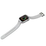 UNIQ pasek Monos 2in1 Apple Watch Strap + Case Series 4/5/6/7/8/9/SE/SE2 44/45mm. szary/chalk grey