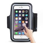 UNIVERSAL RUNNING ARMBAND FOR 6" SMARTPHONES BLACK