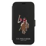 US Polo USFLBKP12MPUGFLBK iPhone 12/12 Pro 6,1" czarny/black book Polo Embroidery Collection