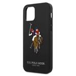 US Polo USHCP12MPUGFLBK iPhone 12/12 Pro 6,1" czarny/black Polo Embroidery Collection