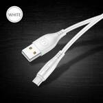 USAMS Kabel U18 microUSB 2A Fast Charge 1m biały/white SJ268USB02 (US-SJ268)