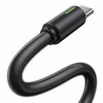 USAMS Kabel USB-C 3A YU Series 1m USB-C/USB-A czarny/black SJ732USB01 (US-SJ732 )