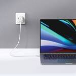 USAMS Ład. siec. 2xUSB-C+1xUSB 65W (only head) GaN PD3.0 +QC3.0 Fast Charging biały/white Sandru Series CC180TC02 (US-CC180)