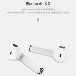 USAMS Słuchawki Bluetooth 5.0 TWS LU series bezprzewodowe biały/white BHULU01 (US-LU001)