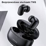 USAMS Słuchawki Bluetooth 5.1 TWS BH series bezprzewodowe biały/white BHUBH02