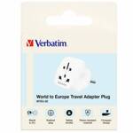 Verbatim Adapter podróżny EU/UK/US WTEU-02 biały/white 49549