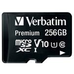 Verbatim Karta microSDXC 256GB V10 + adapter czarny/black 44087