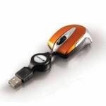 Verbatim Mysz optyczna Go Mini USB-A 1000 dpi pomarańczowy/orange 49023