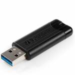 Verbatim Pendrive 256GB USB-A 3.2 PinStripe czarny/black 49320