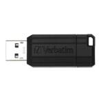 Verbatim Pendrive 64GB USB-A 2.0 PinStripe czarny/black 49065