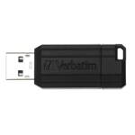 Verbatim Pendrive 8GB USB-A 2.0 PinStripe czarny/black 49062