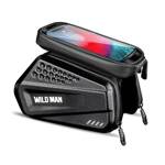 WILDMAN Etui/uchwyt rowerowy XXL ES6 sakwa na ramę czarna/black