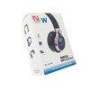 WIRELESS FM MP3 SD HEADPHONES GLOW - BLACK