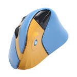 Wireless Vertical Mouse Dareu LM138G 2.4G 800-1600 DPI (blue-yellow)