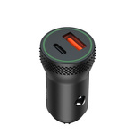 XO CC33 PD QC 3.0 18W 1x USB 1x USB-C BLACK car charger