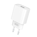 XO CE02D QC 3.0 18W 1x USB charger white + USB-C cable