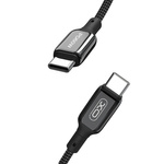 XO NB-Q180B PD USB-C-USB-C 1.0M 60W BLACK