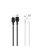 XO NB103 USB cable - lightning 1.0 m 2.1a black pcs / white 20pcs set