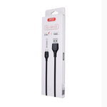 XO NB103 USB cable - microUSB 1.0 m 2.1a black