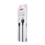 XO NB103 USB cable - microUSB 2.0 m 2.1a white