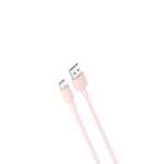 XO NB156 USB cable - USB -C 1.0 m 2.4A pink