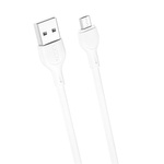 XO NB200 USB cable - MicroUSB 2.0m 2.1a white