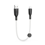 XO NB247 USB cable - microUSB 0.25 m 6a white