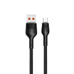 XO NB55 USB cable - microUSB 1.0 m 5a black