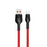 XO NB55 USB cable - microUSB 1.0 m 5a red