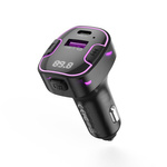 XO Transmitter FM BCC12 Bluetooth MP3 Car charger 3.1A black