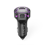 XO Transmitter FM BCC12 Bluetooth MP3 Car charger 3.1A black